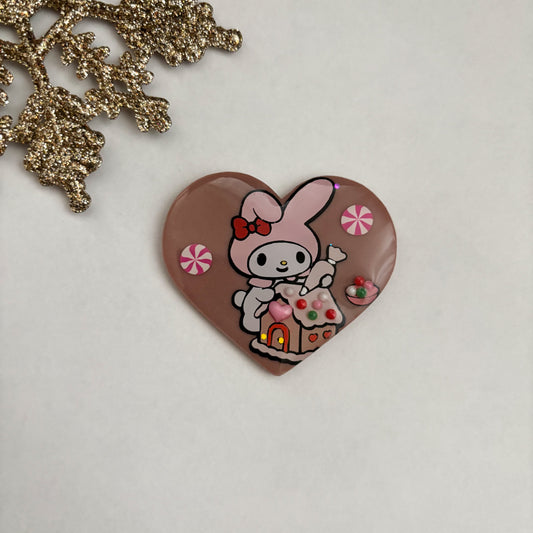 Heart Clip - Melody Gingerbread House